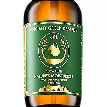 Ancient Greek Remedy Unscented Organic Blend of Cold Pressed Jojoba, Almond, Olive, Grapeseed, vitamin E, Sunflower oil. Best Face Moisturizer for Dry Sensitive Skin. Body and Facial Oils for Men and Women 4oz