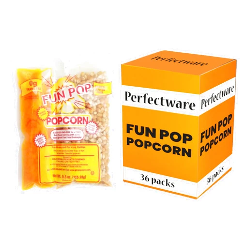 Perfectware 4oz Popcorn Portion Packs - Case of 36ct