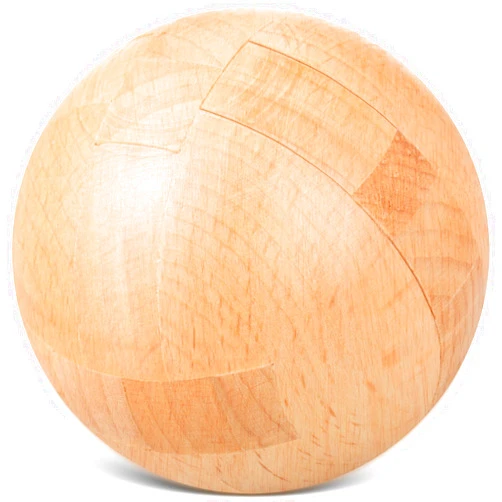 Yilloog Wooden Puzzle Games Brain Teasers Toy Educational 3D Logic Puzzles, Brain Teaser Intellectual Removing Assembling Puzzle Gift for Party Adults(Magic Ball)