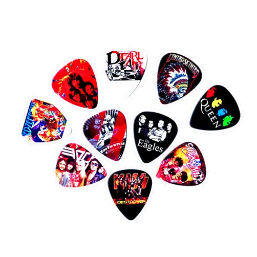 Sherpa LLC Legendary Bands Guitar Picks Volume II(10 medium picks in a packet)(For Music Lovers)…