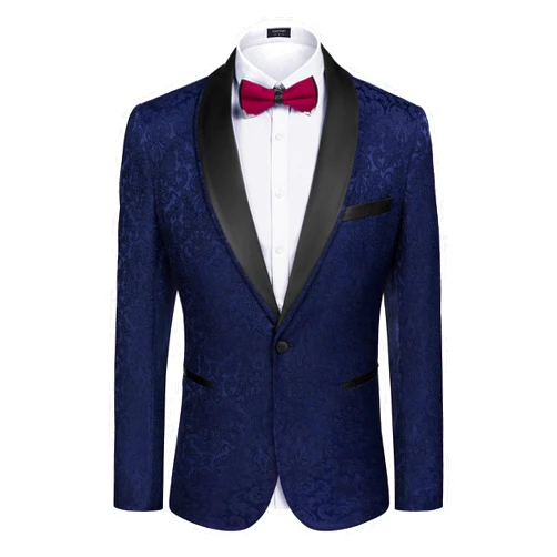 COOFANDY Men's Floral Tuxedo Suit Jacket Slim Fit Dinner Jacket Party Prom Wedding Blazer Jackets