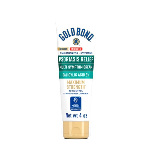 Gold Bond Multi-Symptom Psoriasis Relief Cream, 4 oz., for Itchy, Irritated & Scaling Skin
