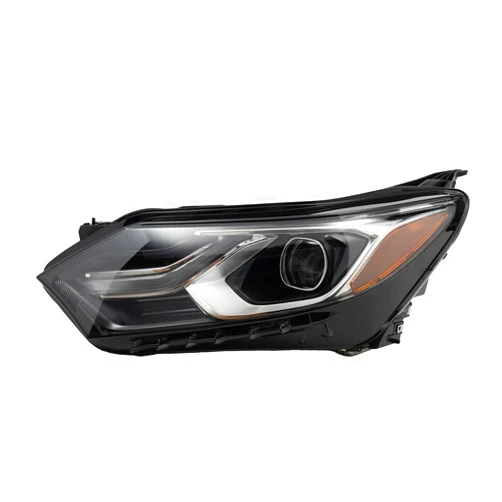 RENFANSHOP LED Projector Headlight, For 2018-2021 Che-vy Equinox Driver+Passenger Side Black Housing Headlamp Assembly Replacement (Driver Side)