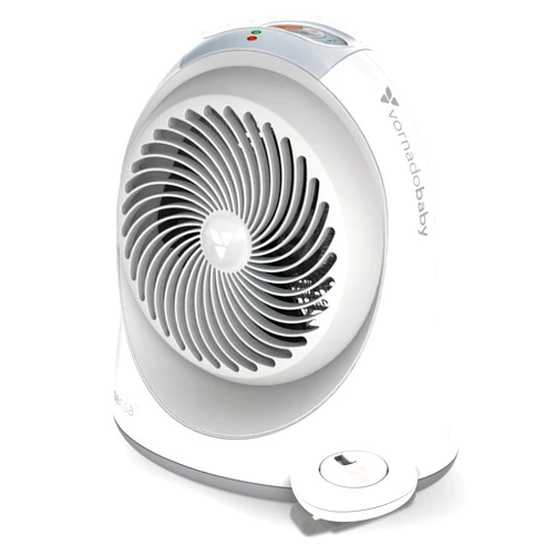 Vornadobaby Sensa Nursery Space Heater, 1200W with Adjustable Thermostat, Electric Heater for Baby with Locking Controls, Tipover Protection, Safety Shutoff, Crib Temperature Sensor