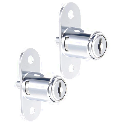 uxcell Drawer Desk Wardrobe Cabinet Push Plunger Lock, 3/4