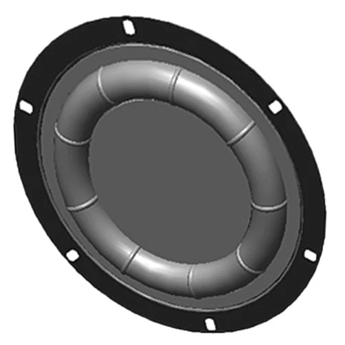 RUMDS 6.5in/8in Loudspeaker Subwoofer Diaphragm Woofer Radiator Bass Passive Horn for Music Enthusiast