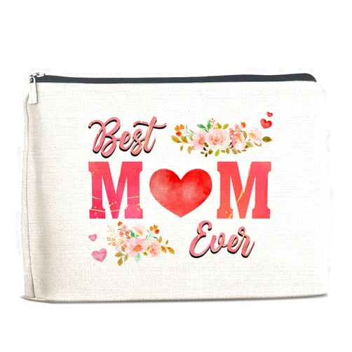 Soiceu Best Mom Gifts Best Mom Ever Makeup Bag for Mother Mom Mum Mama, Mom Gifts for Birthday Christmas Mother's Day, Best Mom Ever Cosmetic Bag Makeup Pouch