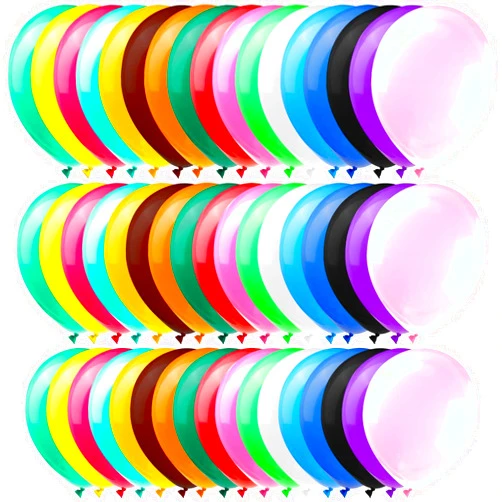 Yahenda 1700 Pcs 12 Inches Assorted balloons, Colorful Rainbow Latex Balloons for Party Birthday Baby Shower Supplies Arch Garland Decor