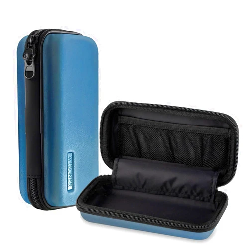 WIZONER Case for Meridian Shaver: EVA Hard Meridian Trimmer Bag Protective Travel Carrying Storage for Electric Razor Organizer for Men Body Hair with shockproof waterproof- Case Only (Blue)