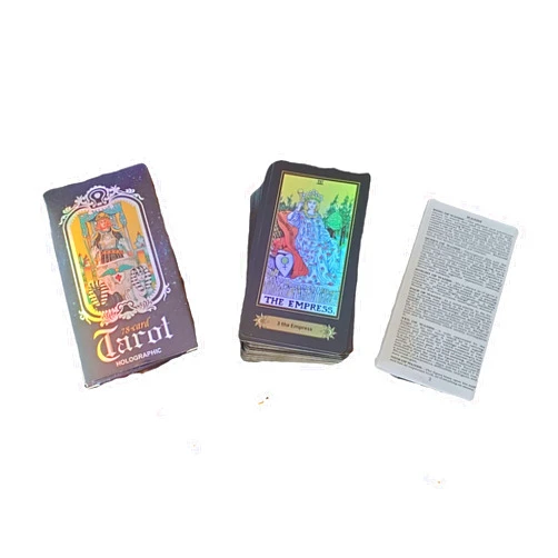 Generic Foil Tarot - Craft Premium Playing Cards with Paper Instruction Guide