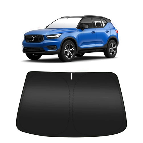 BESTVIEW Car Windshield Sun Shade Compatible with Volvo XC60 2018-2024 2025 - Foldable Reflective Sunshade for UV Protection & Heat Reduction