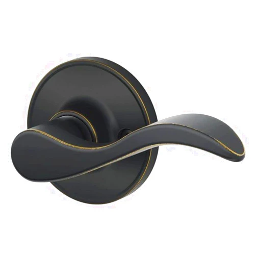 SCHLAGE Dexter by Schlage J170SEV716RH Seville Decorative Inactive Trim Right Handed Lever, Aged Bronze