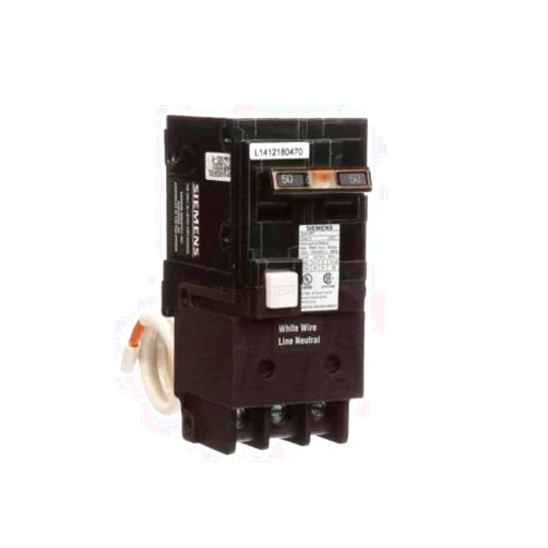 Siemens 50 Amp Double Pole Type QPF2 GFCI Circuit Breaker