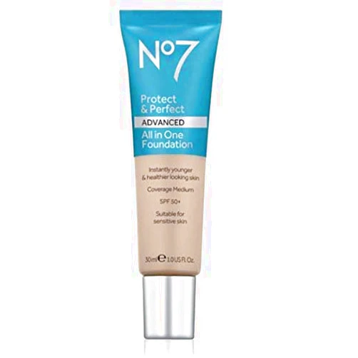 No.7 No7 Protect & Perfect Advanced All in One Foundation - WARM BEIGE