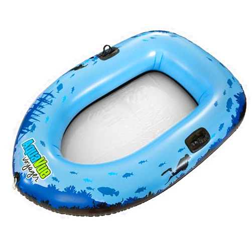 Sieco Design AQUAVUE Voyager, Clear Bottom Inflatable Raft, for Kids and Adults