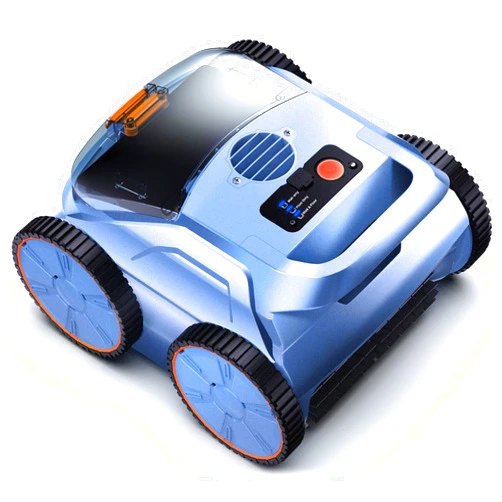 ABNEMEN Pool Vacuum for Above Ground Pool, Robotic Pool Cleaner Lasts Up to 180 Mins, Above Ground Pool Vacuum for Inground Pools, Self-Parking, LED Indicator, Wall Climbing Pool Robot Vacuum up to 2000 Sq.ft