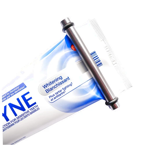 Zeroth Designs Toothpaste Tube Squeezer Roller Dispenser Lightweight Aluminum - for Toothpaste, Cosmetics, Ointments Paints and More, 1 Count (Pack of 1)