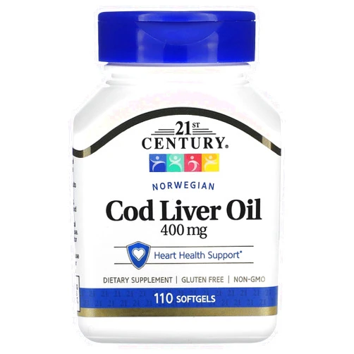 21ST Century NORWEGIAN COD LIVER OIL 110 SOFTGELS