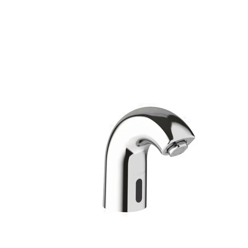 Sloan SF-2100 Sensor Activated Touch-Free Faucet, Commercial Grade w/Mounting Hardware - 0.5 GPM Plug Adapter Hardwired Deck-Mounted Low Body with 4