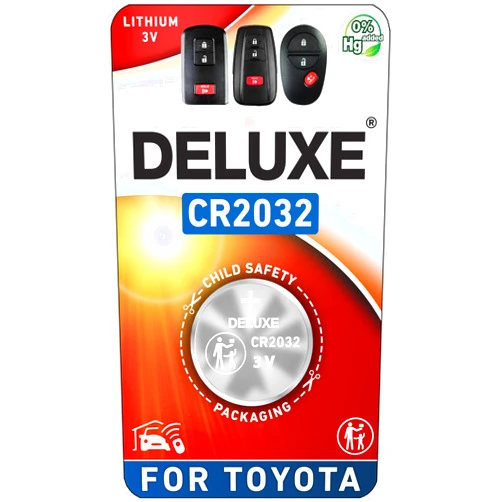 Deluxe Batteries Key Fob Replacement Battery for Toyota (RAV4 Camry Corolla Highlander Prius Sienna Tacoma Tundra 4Runner Avalon CHR Sequioa Supra GR86) Smart Remote (Check Fitment Guide)