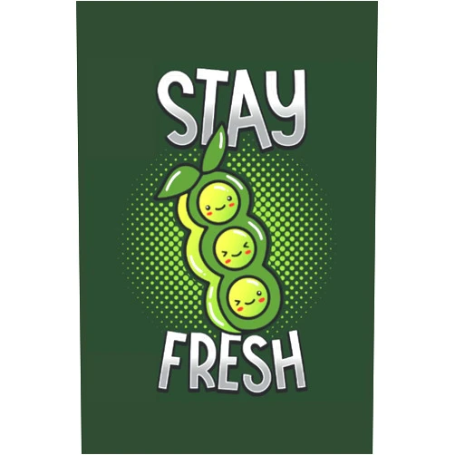 Lucas C. Falls Stay Fresh: Süße Erbsen für Kinder, Männer und Frauen - Witziges Geschenk für alle, die Gemüse, Obst und Früchte mit Gesicht lieben - Eine tolle ... 6x9 in (15.24 x 22.86 cm) A5 (German Edition)