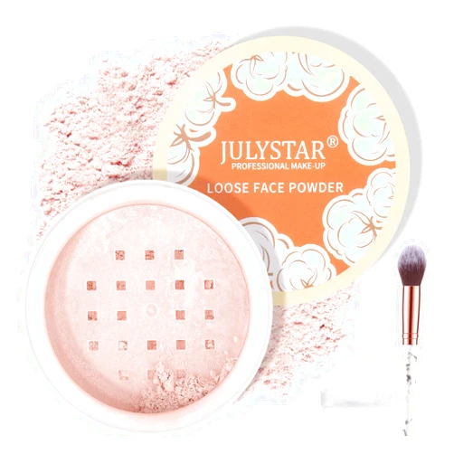 FREEORR Pink Setting Loose Face Powder, Oil Control Minimize Pore, Loose Baking Face Setting Powder Makeup, Soft Focus Make Up Setting Powder, Matte Flawless Finish,8g (02 Pink Complexion)