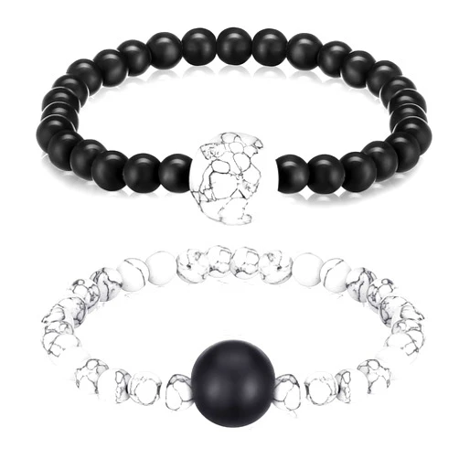 Yinkin 2 Pcs Anti Nausea Wristband Sea Sickness Relief Motion Sickness Wristbands Acupressure Bracelet for Seasickness Travel Car Sickness Push Bead Into Wrist, Helps Vertigo, Relieves Dizziness