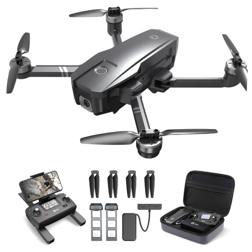 Holy Stone HS720 GPS Drone with Camera for Adults 4K UHD, 52 Minutes Flight Time, Foldable Quadcopter with Brushless Motor, Auto Return Home, Follow Me, Long Control Range