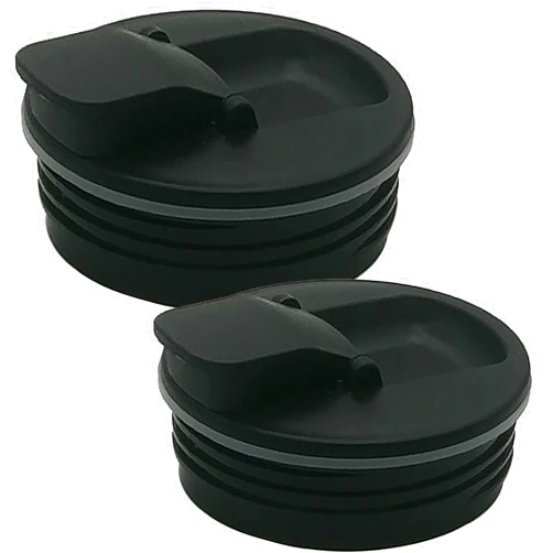WUYAN 2Pcs Replacement spout lid for Ninja blender 16oz cup，Compatible with Ninja Mega Kitchen System (BL770) Blender/Food Processor with 1500W BL770A 30/ BL770 30/BL773CO 30(black spout lid, Dia.:3.15inch)