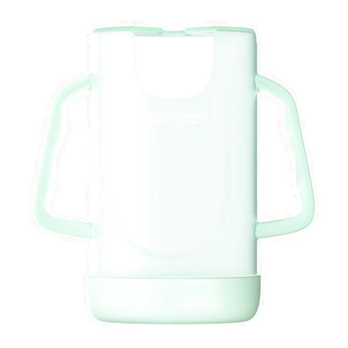 Momcozy Squeeze Pouch Holder for Food Pouches and Drink Boxes, Baby Pouch Holder Allows Baby to Self-Feed and Avoid Messes, Baby Food Pouch Holder Handle is Easy to Grip, Comfortable, Green