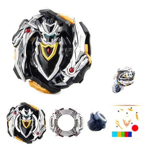 MYTHICAL GYRO Bay Battle Top Booster B-129 CHO-Z Achilles.00.Dm Spinning Gaming Tops Gyro Black Gold Version Starter without Bey Battling Launcher (B-129)