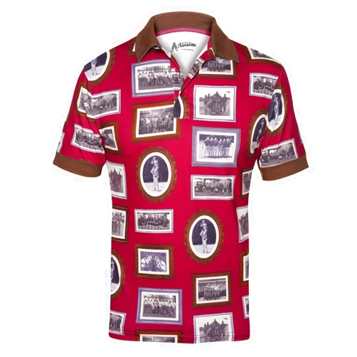 Royal & Awesome Golf Shirts for Men, Golf Polos for Men, Crazy and Funny Shirts for Men's, Bright, Colorful Design