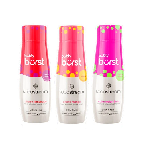SodaStream Bubly Burst Variety Pack Drink Mix (440ml, Pack of 3)