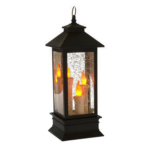 Midwest-CBK Lighted LED Shimmer Candle Lantern