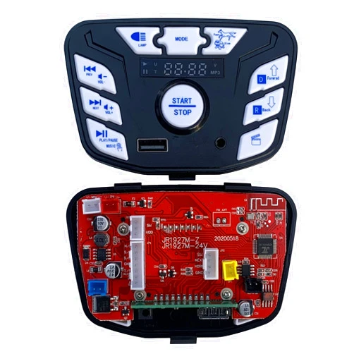 FULIHUAPOW JR1927M-Z 24V Children's Electric Vehicle Central Control, with Music Playback, Power Supply, Forward and Backward Functions,Stroller Ride On Car Replacement Parts