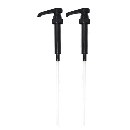 Speuni DZHJKIO Black Syrup Pumps, Fits 25.4 Oz/750Ml Bottles (Pack of 2)