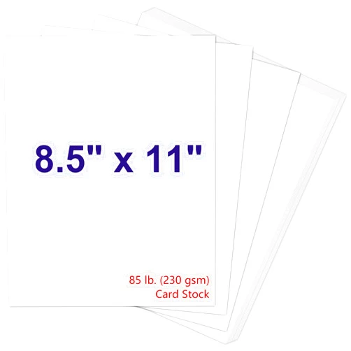 Joyberg 100P White Cardstock 8.5 x 11, 230gsm Cover Cardstock Paper, 85 Lb Heavy Card Stock for Printer, Card Stock Paper for Invitations, Scrapbooking, Crafts, Diy Cards, Decoration, Drawing