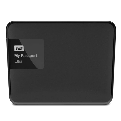 WD 2TB Black My Passport Ultra Portable External Hard Drive - USB 3.0 - WDBBKD0020BBK-NESN