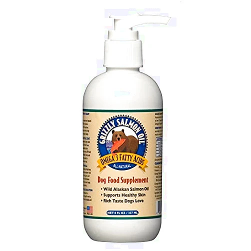 Grizzly Salmon Oil Grizzly Pet Products GRIZZLY PET-Salmon Oil For Dogs 8 oz.Pump SINGLE