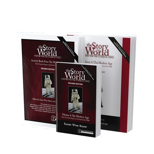 By Susan Wise Bauer (Author), Jeff West (Illustrator), Mike Fretto (Cover Art) & 0 more Story of the World, Vol. 4 Bundle, Revised Edition: The Modern Age: Text, Activity Book, and Test & Answer Key
