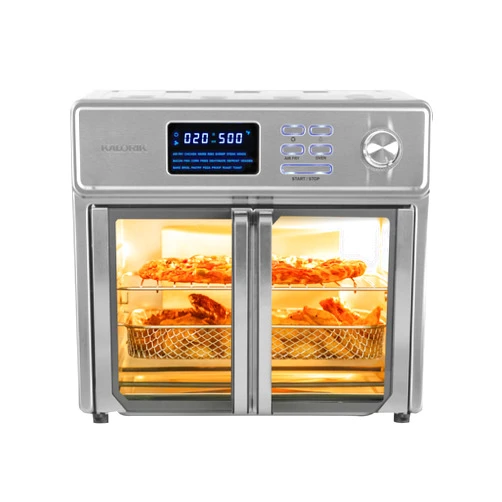 Kalorik MAXX® Digital Air Fryer Oven, 26 Quart, 10-in-1 Countertop Toaster Oven & Air Fryer Combo-21 Presets up to 500 degrees, Includes 9 Accessories & Cookbook