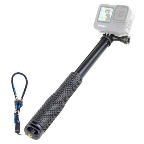 SOONSUN 45'' Waterproof Selfie Stick Extendable Monopod Hand Grip Aluminum Telescopic Pole Compatible with GoPro Hero 13 12 11 10 9 8 7 6 5 4 Session, Insta360, Osmo Action 2, 3, 4, 5, and Cell Phone