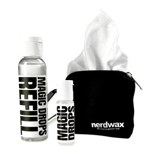 Nerdwax Magic Drops Glasses Cleaning Kit | A Magical Clean for Your Sunnies Specs & Screens
