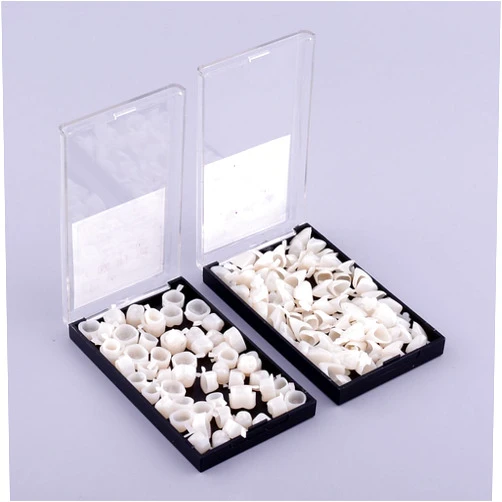 TYMXGHF 100pcs Dental Temporary Crown Veneers Material Anterior Front Back Molar Teeth