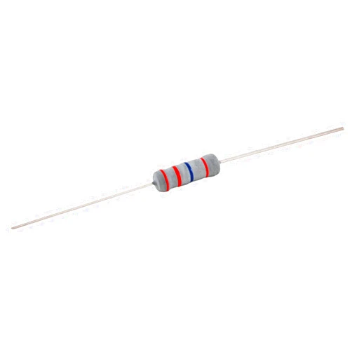 NTE Electronics 2W033 Resistor, Metal Oxide Film, Flameproof, Axial Leaded, 2% Tolerance, 33 Ohm Resistance, 2W, 500V (Pack of 2)