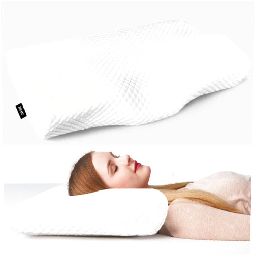 ZAMAT Contour Memory Foam Pillow for Neck Pain Relief, Adjustable Orthopedic Ergonomic Cervical Pillow for Sleeping with Washable Cover, Bed Pillows for Side, Back, Stomach Sleepers