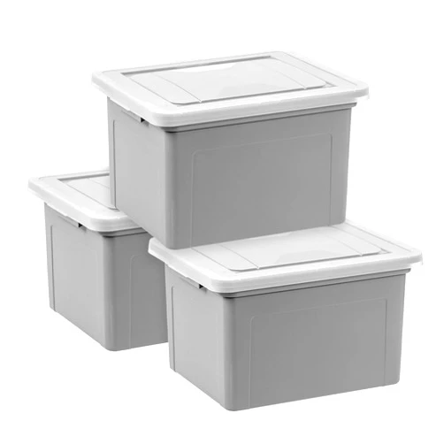 K&J CHIPMUNK Storage File Boxes Plastic Storage Bins/File Boxes, Legal/Letter Size 18