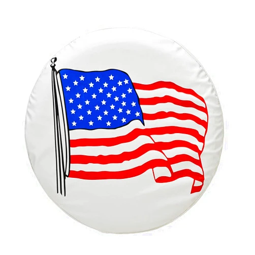 Mextrani 15 inch Spare Tire Cover Wheel Covers for RV Camper Travel Boat Trailer All Cars Tire Diameter 27