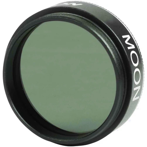 Celestron 1.25 inch Moon Filter - Suitable for Lunar Observation, Extra Bright Planets or Terrestrial Viewing Over Sand or Snow, Black