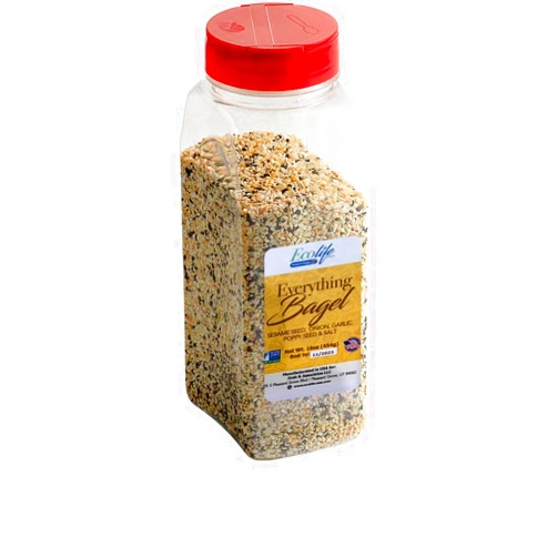 EcoLife Products EcoLife Everything Bagel Sesame Seasoning Blend 16oz, Everything Bagel Seasoning, Bagels Everything, Bagels Sesame, Bagel Seasoning, Everything Bagel Spice, Sesame Bagels